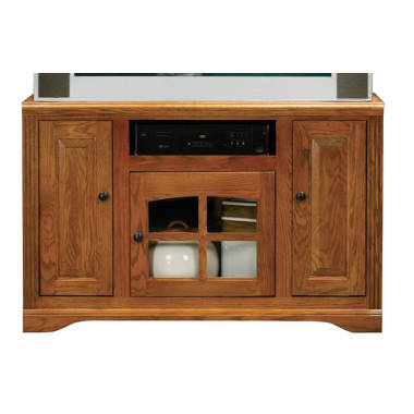 Glastonbury solid deals wood tv stand